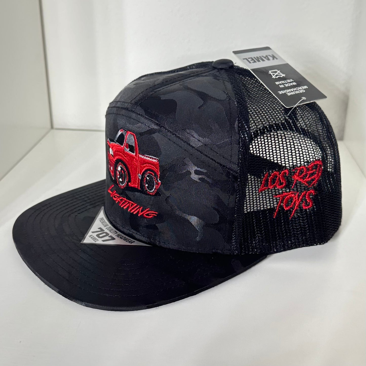 Los Red Toys Hat Lightning Snapback