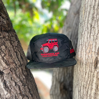 Los Red Toys Hat Jeep Wrangler Snapback