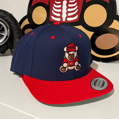 Los Red Toys Bear Hat blue/red Snapback