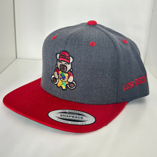 Los Red Toys Bear Hat Limited Edition Snapback (autism)