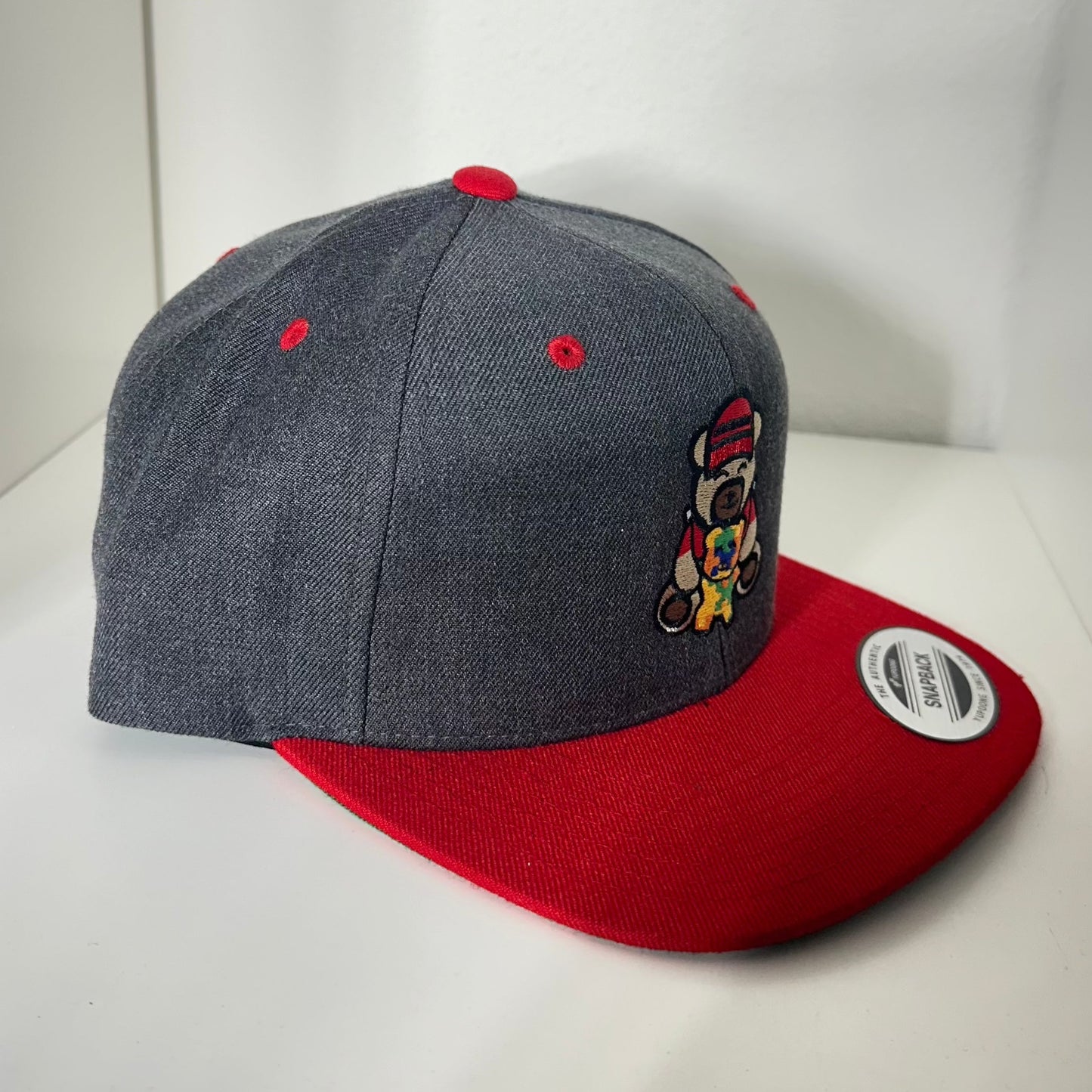 Los Red Toys Bear Hat Limited Edition Snapback (autism)