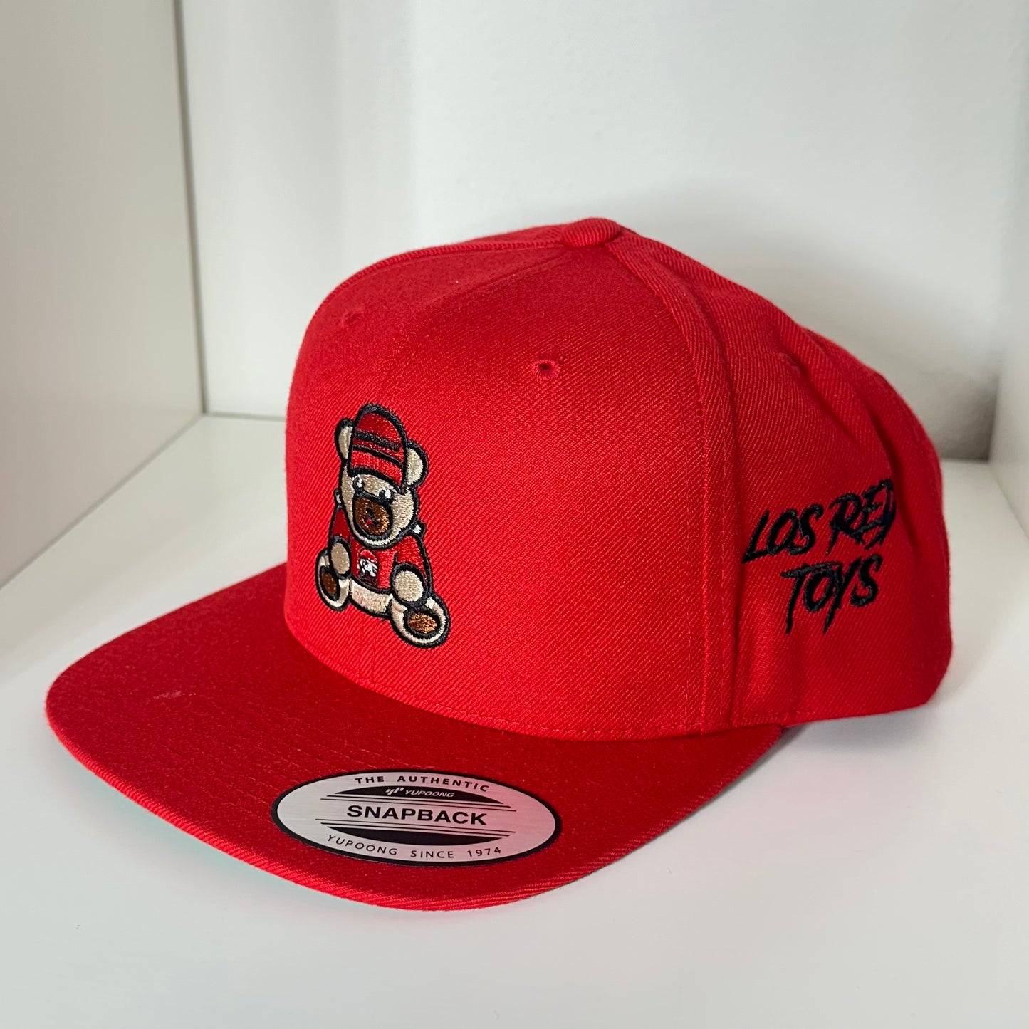 Los Red Toys Bear Hat RED Snapback