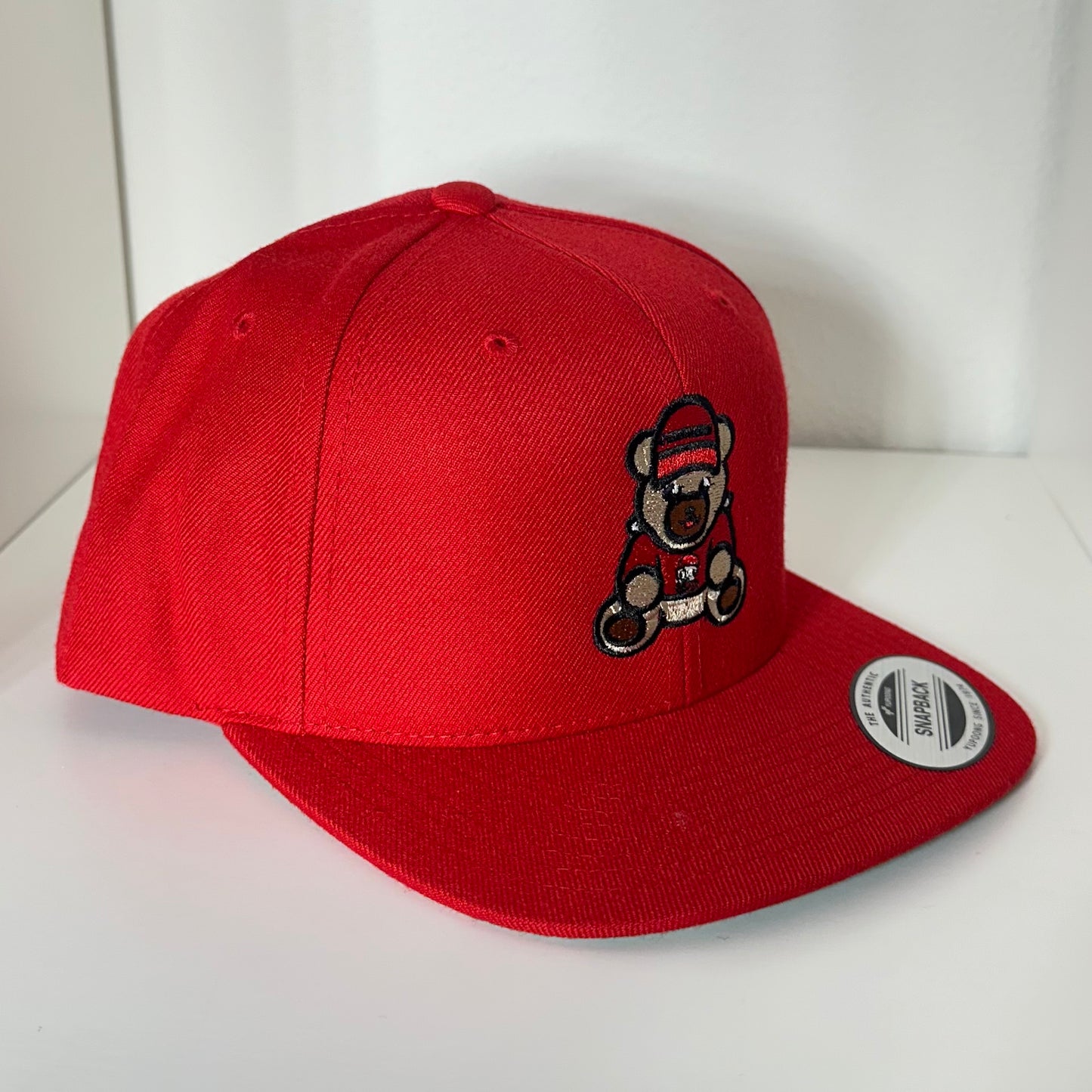 Los Red Toys Bear Hat RED Snapback