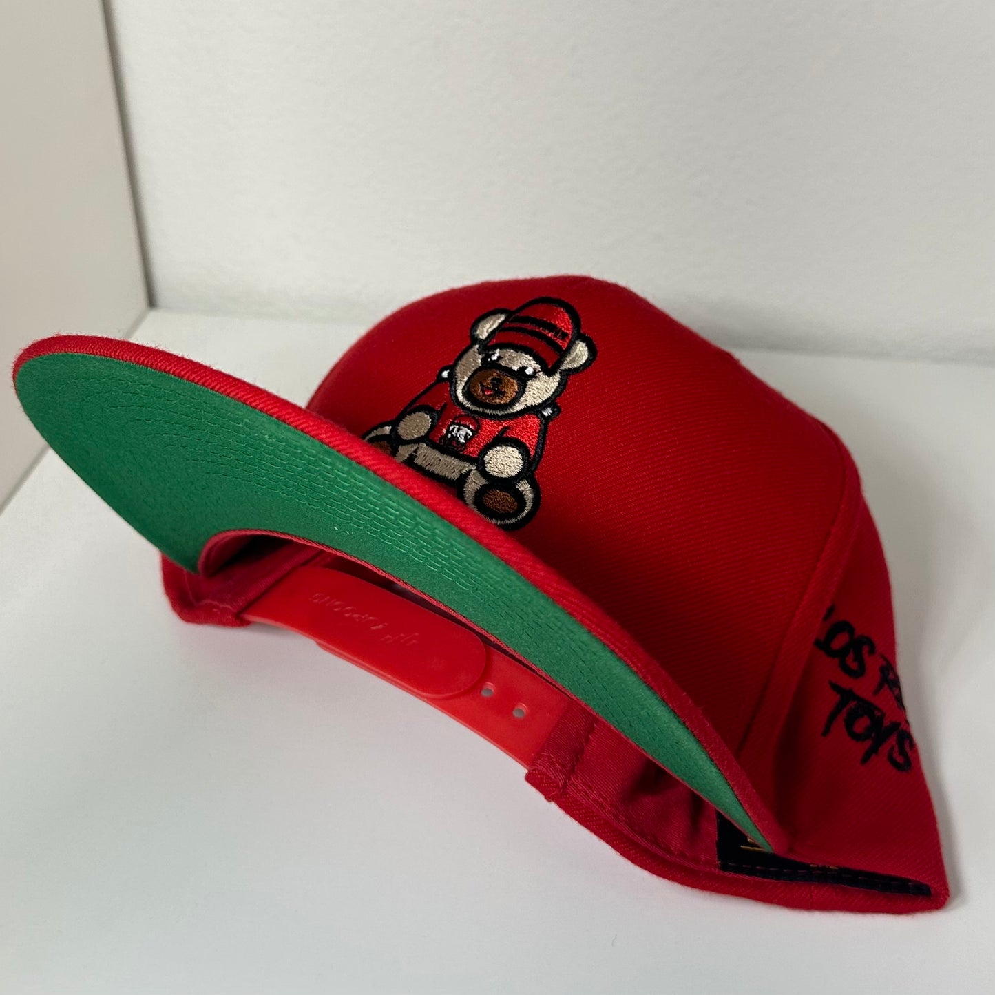 Los Red Toys Bear Hat RED Snapback