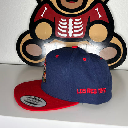 Los Red Toys Bear Hat blue/red Snapback