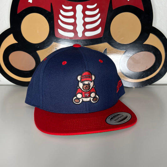 Los Red Toys Bear Hat blue/red Snapback