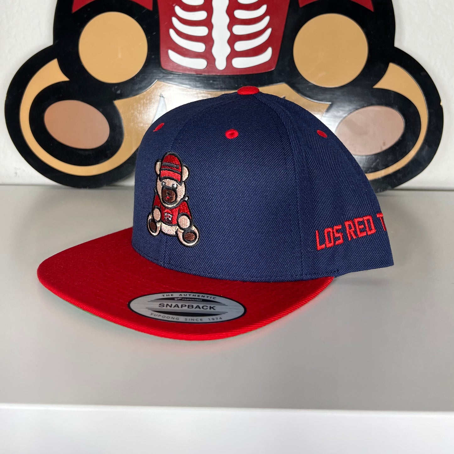 Los Red Toys Bear Hat blue/red Snapback