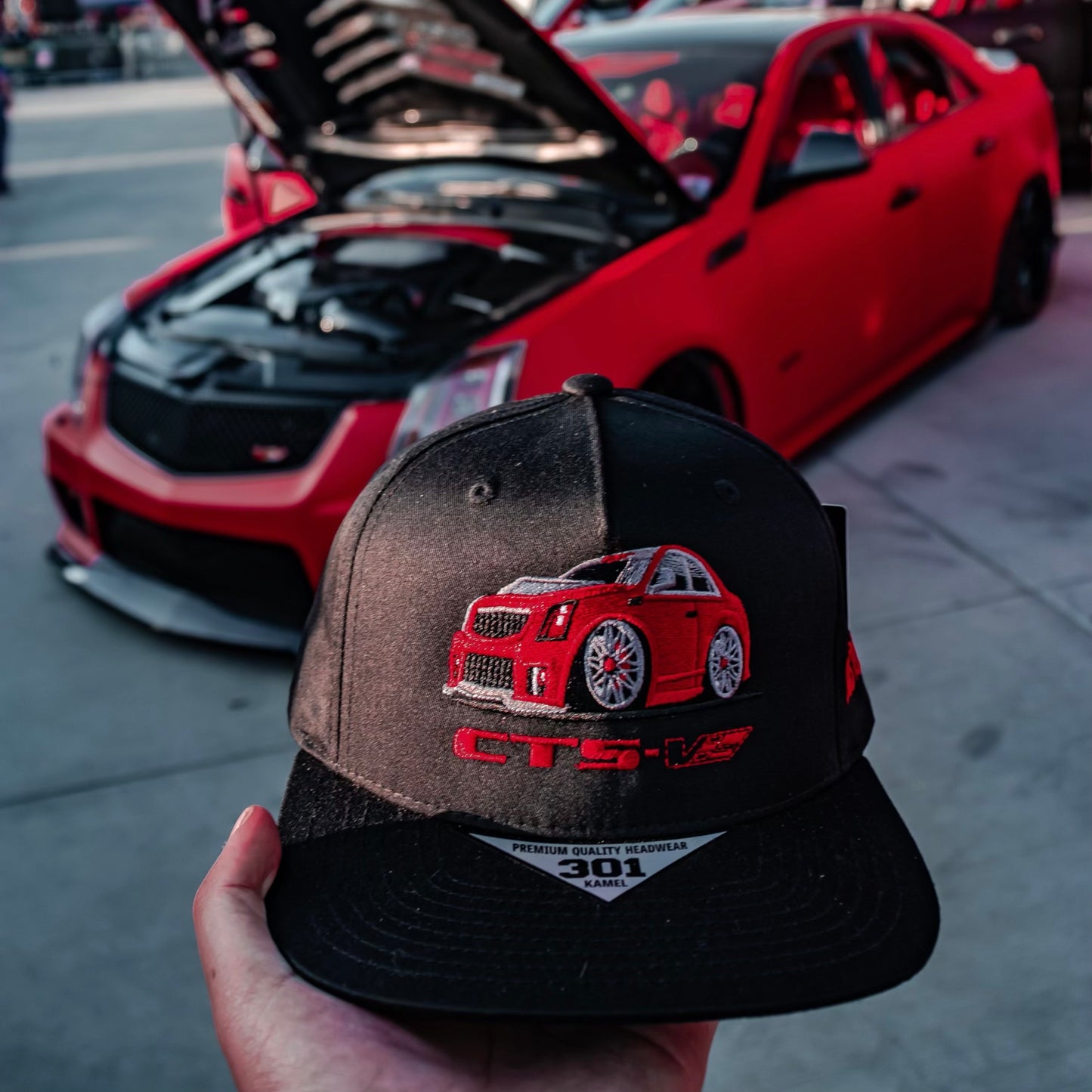 Los Red Toys Hat CTS-V SnapbacK