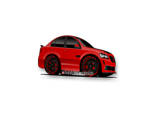 Los Red Toys Sticker Pontiac G8